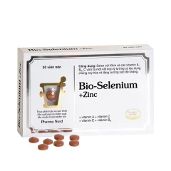 Pharma Nord Viên Uống Bio Selenium + Zinc Hỗ Trợ Chống Oxy Hóa Và Tăng Cường Sức Đề Kháng 30 Viên