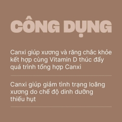 Swisse Canxi Hữu Cơ + Vitamin D giúp hỗ trợ giảm nguy cơ loãng xương (Hộp 150 viên) - Chính Ngạch Úc
