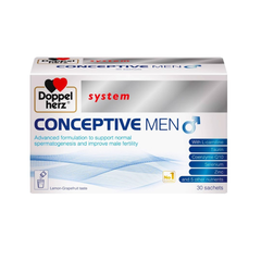 Doppelherz Bột Pha Uống Concepttive Men Hỗ Trợ Sức Khỏe Sinh Sản Hộp 30 Gói