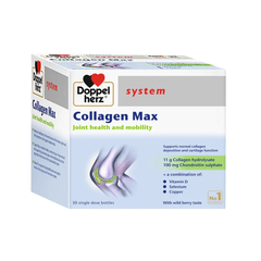 Doppelherz Viên Uống Collagen Max Hỗ Trợ Tăng Độ Linh Hoạt Của Khớp, Giúp Khớp Khỏe Mạnh Hộp 30 Viên