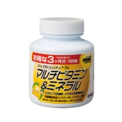 Viên Nhai Bổ Sung Vitamin Và Khoáng Chất Orihiro Most Chewable 180 viên