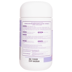 Nature’s Way Viên Uống Bổ Sung Canxi Kids Smart Calcium + Vitamin D3 Burstlets 50 Viên