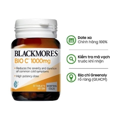 Blackmores Viên Uống Bổ Sung Vitamin C Bio C 1000mg 31 Viên