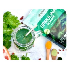 Dragon Superfoods Bột Tảo Xoắn Hữu Cơ Bổ Sung Dinh Dưỡng 200g