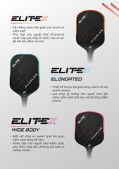 Facolos Vợt Pickleball Elite X Elongated 16mm