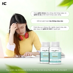 Healthy Care Viên Uống Bổ Não Ginkgo Biloba 6000mg 60 Viên
