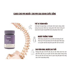 Perdays Viên Uống Plant Calcium Complex + K2 Bổ Sung Canxi Hữu Cơ Cho Mẹ Bầu 60 Viên