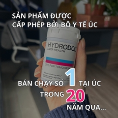 Hydrodol Viên Uống Liver Health  Bổ Gan Thải Độc Mát Gan 30 viên - Chính Ngạch Úc