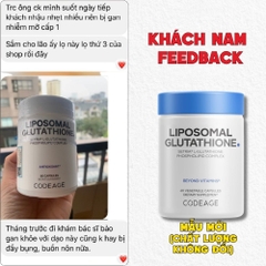 CodeAge Viên Uống Liposomal Glutathione 500mg 60 viên (Setria L-Glutathione) - Tinh Khiết Hơn