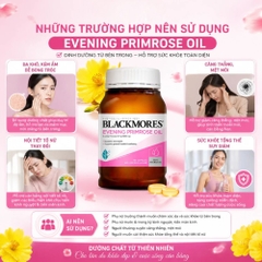 Tinh Dầu Hoa Anh Thảo Chiều Blackmores Evening Primrose Oil 190 Viên - Chính Ngạch