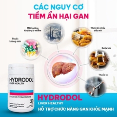 Hydrodol Viên Uống Liver Health  Bổ Gan Thải Độc Mát Gan 30 viên - Chính Ngạch Úc