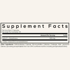 CodeAge Viên Uống Liposomal Glutathione 500mg 60 viên (Setria L-Glutathione) - Tinh Khiết Hơn