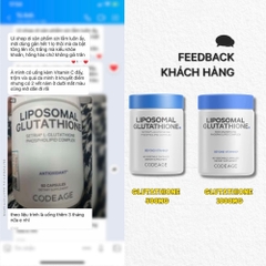CodeAge Viên Uống Liposomal Glutathione 1000mg 60 Viên - Chính Ngạch Mỹ