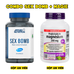 Combo Applied Nutrition Và Webber Magie Hỗ Trợ Tăng Cường Sức Khỏe Nam Giới, Giảm Strees, Cải Thiện Giấc Ngủ