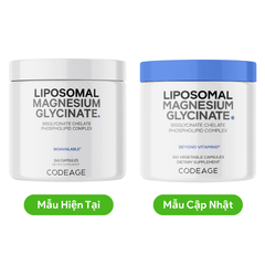 Codeage Viên Uống Liposomal Magnesium Magie Glycinate Hữu Cơ Hỗ Trợ Cơ, Thần Kinh Và Hệ Thần Kinh 240 Viên