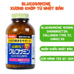 Orihiro Viên Uống Hỗ Trợ Xương Khớp Bổ Sung Glucosamine 1500mg - Nhật Bản