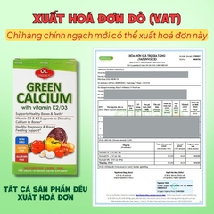 Olympian Labs Viên Uống Bổ Sung Canxi Hữu Cơ Green Calcium 100 viên - Nhập Khẩu Chính Ngạch Mỹ