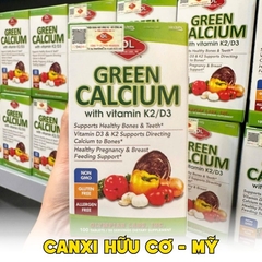 Olympian Labs Viên Uống Bổ Sung Canxi Hữu Cơ Green Calcium 100 viên - Nhập Khẩu Chính Ngạch Mỹ