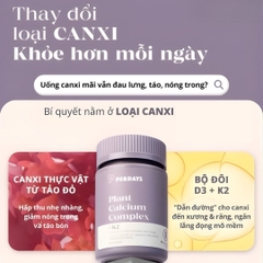 Perdays Viên Uống Canxi Hữu Cơ (Từ Tảo Biển Đỏ) 60 Viên - Chính Ngạch Úc