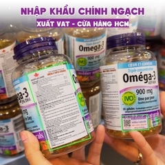 Combo 2 Hộp Webber Naturals Viên Uống Hỗ Trợ Tim Mạch, Não Triple Strength Omega 3 900mg EPA/DHA Hộp 120 Viên