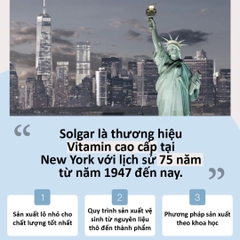 Solgar Viên Uống Bổ Sung Vitamin D3 1000 IU Giúp Xương Chắc Khỏe, Tăng Cường Miễn Dịch 90 Viên