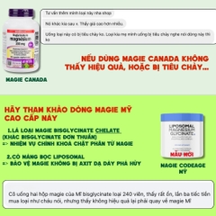 Codeage Viên Uống Liposomal Magnesium Magie Glycinate Hữu Cơ 240 Viên - Chính Ngạch Mỹ, Xuất VAT