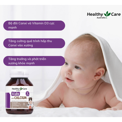 Healthy Care Bổ Sung Canxi Cho Trẻ Trên 4 Tháng Tuổi Milk Calcium 60 Viên (Chính Hãng)