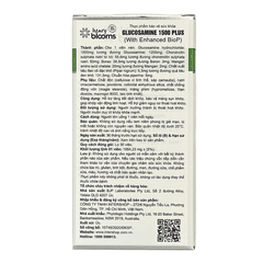 Henry Blooms Viên Uống Hỗ Trợ Sụn Khớp Glucosamine 1500 Plus 30 Viên