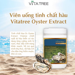 Oyster Extract Vitatree Tinh Chất Hàu Tăng Cường Sinh Lý Nam 60 Viên