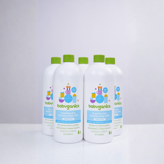 Babyganics Nước Rửa Bình & Đồ dùng An Toàn Cho Bé Organic Foaming Dish & Bottle Soap Refill Fragrance Free 946ml