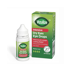 Vizulize Intensive Dry Eyes Dung Dịch Nhỏ Mắt Dành Cho Mắt Lão Hóa Tự Nhiên, Thay Đổi Nội Tiết Hoặc Đeo Kính Áp Tròng 10ml