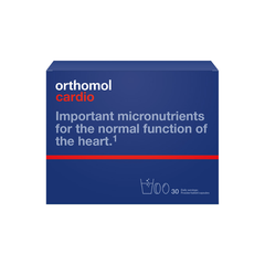 Orthomol Cardio Thực Phẩm Hỗ Trợ Cung Cấp Vi Chất Cho Tim Mạch Khỏe Mạnh 30 Gói Bột Và 120 Viên