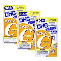 Combo 3 Túi DHC Viên Uống Hỗ Trợ Bổ Sung Vitamin C 30 Ngày