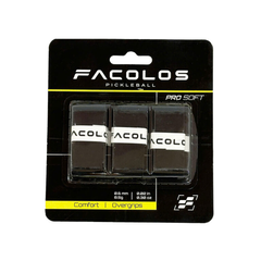 Combo 3 Cái Facolos Cuốn Cán Vợt Pickleball Pro Grips Màu Đen