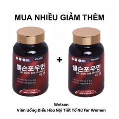 Combo 2 Hộp Welson Viên Uống Điều Hòa Nội Tiết Tố Nữ For Women 60 Viên