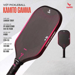 Kamito Vợt Pickleball Gamma 16mm Có Kèm Hộp