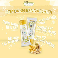 Kem Đánh Răng Cho Bé Jack N Jill Natural Toothpaste Vị Chuối 50g