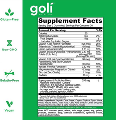 Kẹo Dẻo Bổ Sung Chất Xơ Hỗ Trợ Tiêu Hóa Goli Supergreens 60 Gummies