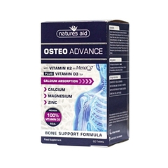 Natures Aid Viên Uống Bổ Xương Khớp Osteo Advance 60 Viên