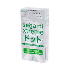 Okamoto Bao Cao Su Có Gân, Gai Sagami Xtreme Dots Type Hộp 10 Chiếc