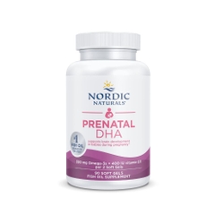 Nordic Naturals Prenatal Viên Uống DHA Bầu Hỗ Trợ Thai Kì Và Thai Nhi Phát Triển Khỏe Mạnh Hộp 90 Viên