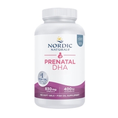 Nordic Naturals Viên Uống Prenatal DHA Hỗ Trợ Bổ Sung DHA Cho Phụ Nữ Mang Thai Và Sau Sinh Hộp 180 Viên