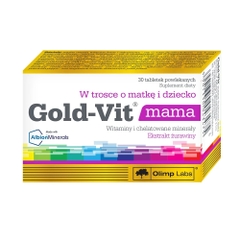 Olimp Labs Gold Vit Mama Vitamin Tổng Hợp Cho Bà Bầu & Mẹ Sau Sinh Hộp 30 Viên