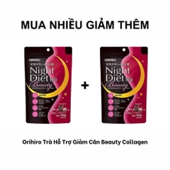 Orihiro Trà Hỗ Trợ Giảm Cân Beauty Collagen 16 Gói