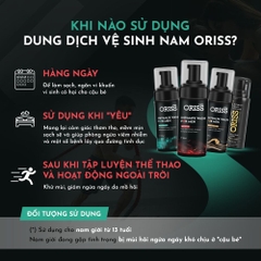 Oriss Dung Dịch Vệ Sinh Nam Hương Nước Hoa Chai 120ml