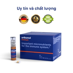 Orthomol Immun Thực Phẩm Hỗ Trợ Tăng Cường Hệ Miễn Dịch 7 Lọ Và 2 Viên