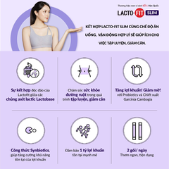 Lacto-fit Slim Men Vi Sinh Hàn Quốc Hỗ Trợ Giảm Cân Hiệu Quả