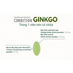 Kolmar Viên Uống Hỗ Trợ Não Và Tăng Cường Trí Nhớ Condition Ginkgo 60 Viên