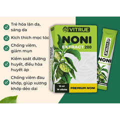 Vitrue Tinh Chất Trái Nhàu Cô Đặc Noni Extract 200 14 Gói x15ml