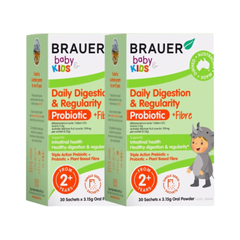 Brauer Bột Hỗ Trợ Tiêu Hóa Cho Trẻ Từ 2 Tuổi Daily Digestion & Fibre 30 Gói